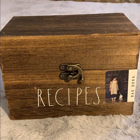 Rae Dunn Other - FLASH SALE ❗️Rae Dunn wooden recipe box